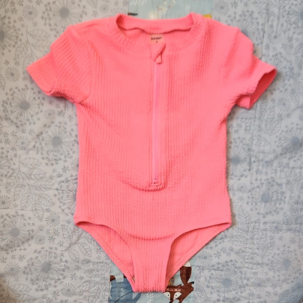 Old Navy Neon Pink Toddler Swimsuit